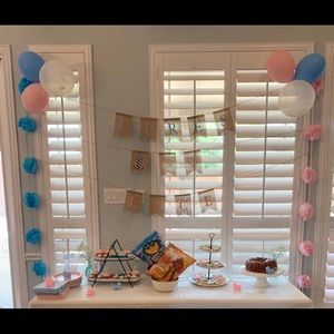 Lures or Lace Gender Baby Reveal Banner